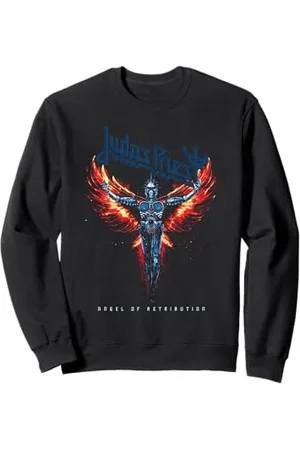 Judas Priest – Angel Wings Blue Logo Sweatshirt