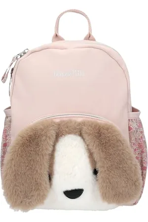 Depesche 13128 Princess Mimi Milo Backpack in Pink with Dog Motif, Floppy Ears and Plush, Bag with Adjustable Straps, , Princess Mimi Milo