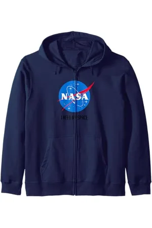 Nasa Classic Logo I Need My Space Long-Sleeve T-Shirt Zip Hoodie