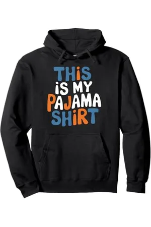 Graphic 365 Pajama This My Pajama Outfit Cozy PJs Nightwear Pullover Hoodie