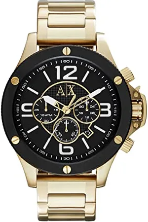 Armani Exchange Watch for Men, Chronograph Movement, 48 mm Stainless Steel Case with a Stainless Steel Strap, AX1511