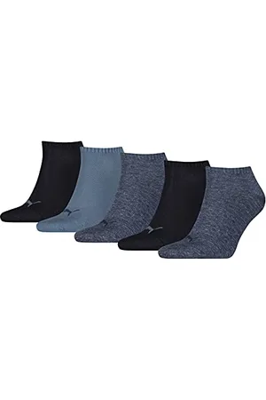 PUMA Unisex_Adult Plain Sneaker-Trainer Socks (5 Pack), Multicolor, 6-8 (Pack of 5)