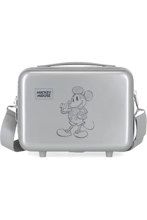 Disney Mickey 101 Adaptable Toiletry Bag with Gray Shoulder Strap 29x21x15 cms Rigid ABS 9.14L 0.6 kgs