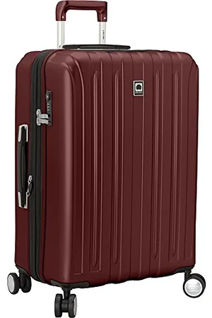 Delsey Titanium Hardside Expandable Luggage with Spinner Wheels, , Checked-Medium 25 Inch, Titanium Hardside Expandable Luggage with Spinner Wheels