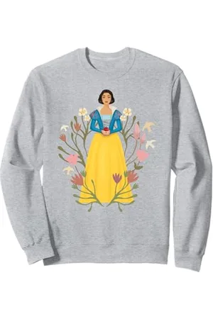 Disney Snow White Posing With A Red Apple Profile Portrait Sweatshirt