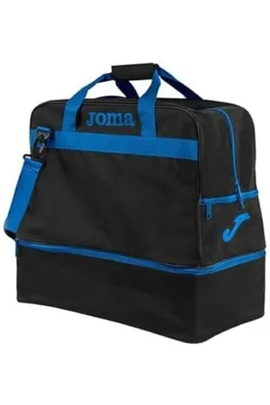 Joma S Training III Unisex Adult Large Sports Bag, Royal Black, Black/Royal Blue, S