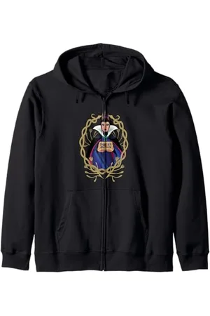 Disney Snow White Evil Queen Holding A Small Chest Zip Hoodie