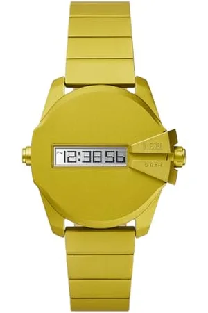 Diesel Baby Chief Watch for Men, Digital Movement with Silicone, Stainless Steel or Leather Strap, , 35MM