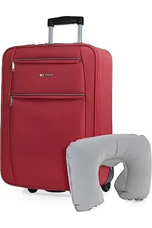 Itaca Soft Cabin Suitcase Travel Small Suitcase with Wheels - EVA Hand Luggage Case with Telescopic Handle - Lightweight Suitcase Carry on Suitcase with Zippered Compartment - Cabin Luggage in