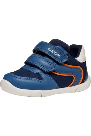 Geox Baby B ZAPITO BOY A Sneaker, Avio/Orange, 6 UK Child