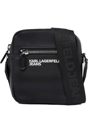Karl Lagerfeld Men Essential Grainy Pu Crossbody, , Cross Body