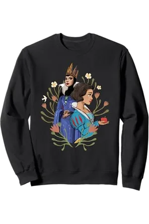 Disney Snow White And Evil Queen Surrounded By Flowers Sweatshirt