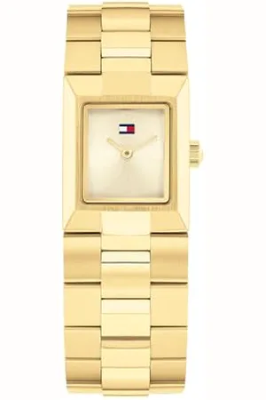 Tommy Hilfiger Two Hand Quartz Movement Watch for Women with Gold Colored Stainless Steel Bracelet - 1782787