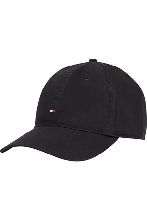 Tommy Hilfiger Men’s Flag 6 Panel Soft Cotton Cap, Black (Black), One Size