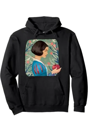 Disney Snow White Holding A Red Apple Pullover Hoodie