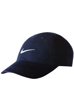 Nike Just Do It Sports Hat Adjustable Sun Cap 4-7 (Obsidian Navy White Swoosh), Dark Blue, One Size