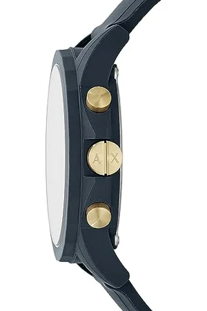 Armani Exchange Watch for Men, Chronograph Movement, 47 mm Silicone Case with a Silicone Strap, AX1335