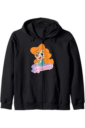 Disney A Goofy Movie 30th Anniversary Roxanne Big Face Zip Hoodie