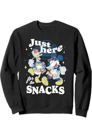 Disney Mickey & Donald "Just Here for the Snacks" Road Trip Sweatshirt