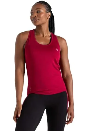 Dare 2B Womens Modernize II Lightweight Quick Dry Vest Top with Q-WIC Technology and Sustainable Materials, Reflective Detailing Perfect for Running, Walking & Fitness