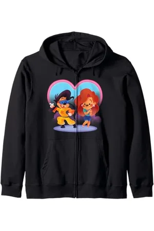Disney A Goofy Movie Cute Valentine’s Day Max & Roxanne Zip Hoodie