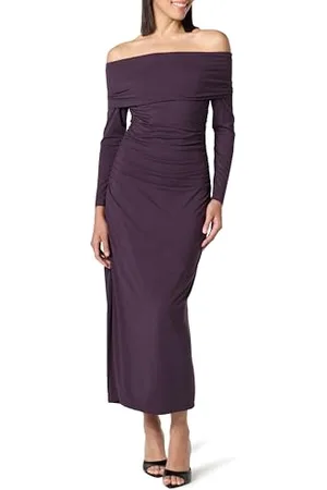 THE DROP Stevie Off The Shoulder Maxi Knit Dress, , XL