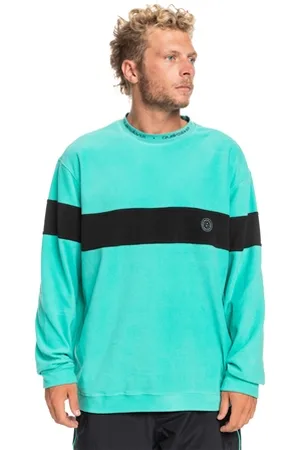 Quiksilver Flame On Sweatshirt - Pool - L