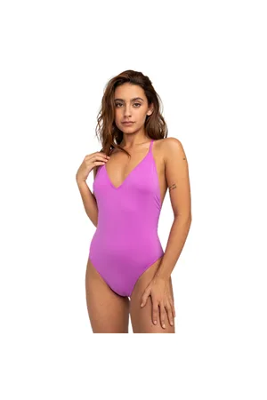 Billabong Sol Searcher One Piece Swimsuit - Bright Orchid - S