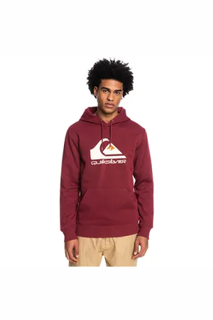 Quiksilver Big Logo Hoody - Ruby Wine - S