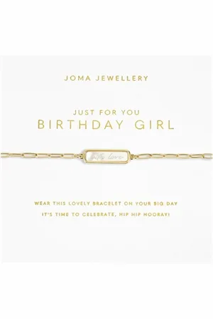 Joma Jewellery My Moments Just For You Birthday Girl Bracelet - - O/S