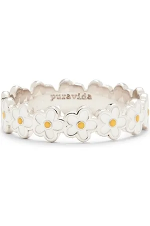 Pura Vida Painted Blooms Ring - - 6 (16.4mm)
