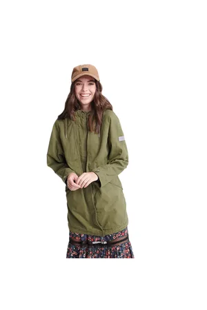 Superdry Adventurer Parka Jacket - Capulet Olive - UK 8