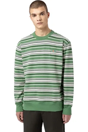 Dickies Westover Stripe Sweatshirt - Dark Ivy - S