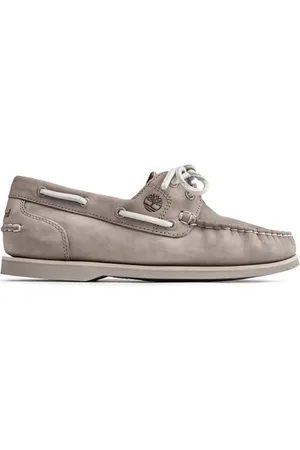 Timberland Classic Boat Shoes - Medium Grey Nubuck - UK 4 (EU 37)