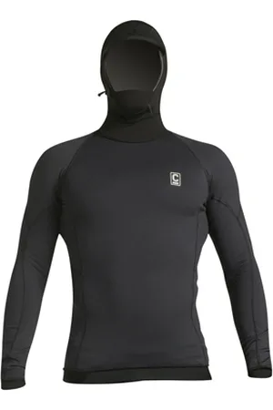 C-Skins HDi Skins Hooded Long Sleeved Rash Vest - - XS