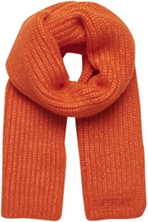 Superdry Vintage Ribbed Scarf - Flame - OS