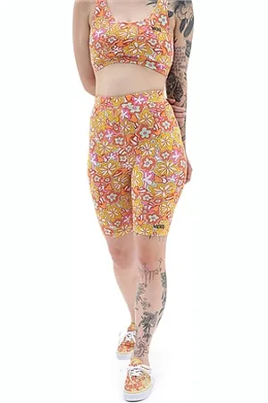 Vans Flying V Print Legging Shorts - Sun Baked - XS