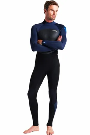 C-Skins Legend 3/2mm Back Zip Wetsuit - , Bluestone & Cyan - MS