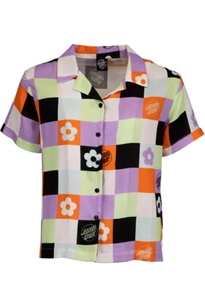 Santa Cruz Patched Up Shirt - Patchwork Print - UK 8
