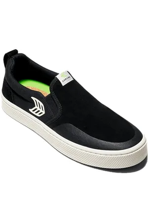 CARIUMA Slip On Skate Pro Shoes - Suede & Ivory Logo - UK 9 (EU 43)