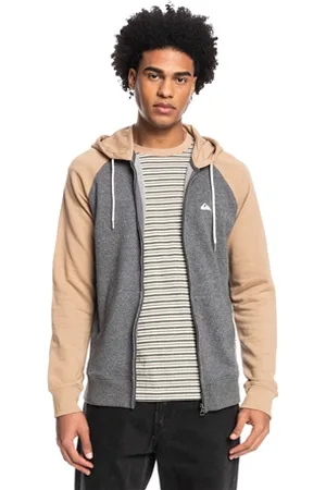 Quiksilver Essentials Zip Raglan Hoody - Tannin - L