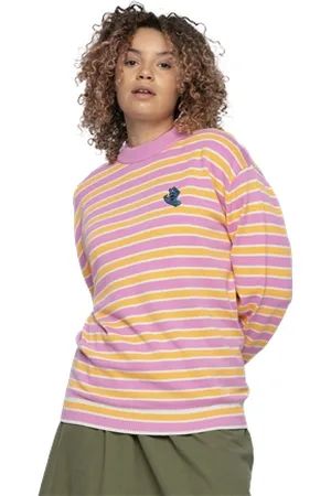 Santa Cruz Mini Hand Jumper - & Orange Stripe - UK 6