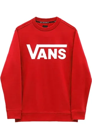 Vans Boys Classic Sweatshirt - True Red & - M