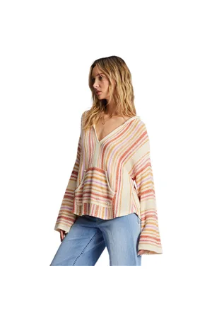 Billabong Baja Beach Hooded Jumper - Bright Poppy - XS