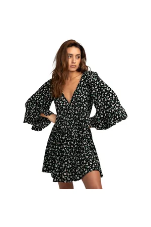 Billabong After Time Dress - Off Black - XS