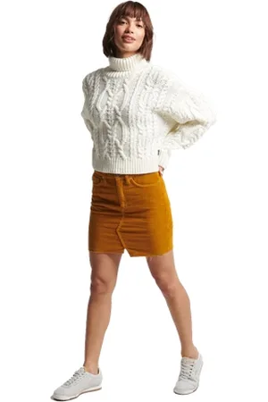 Superdry Vintage Cord Mini Skirt - Pumpkin Spice - 30W