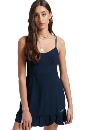 Superdry Vintage Cami Mini Dress - Eclipse Navy - UK 12