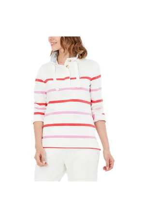 Joules Saunton Sweatshirt - & Multi Stripe - UK 12