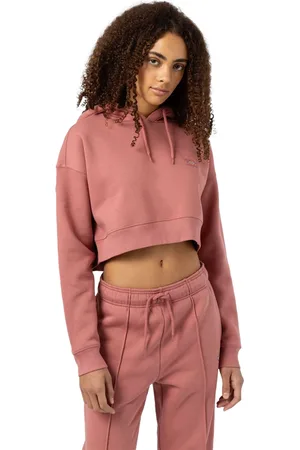 Dickies Oakport Cropped Hoody - Whitered Rose - XS