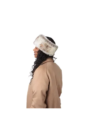Barts Fur Headband - Heather Brown
